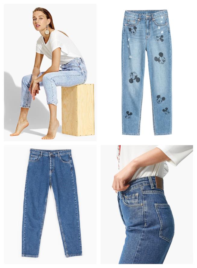 Mom jeans di moda per la primavera estate 2018 A vita alta e linea regolare, i mom jeans