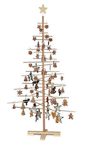 Albero di Natale in legno naturale