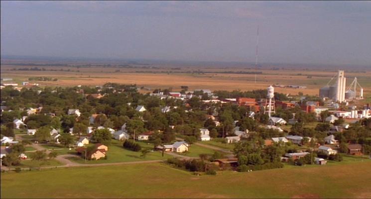 Smallville, cittadina immaginaria dell'universo DC Comics Smallville vista dall'alto