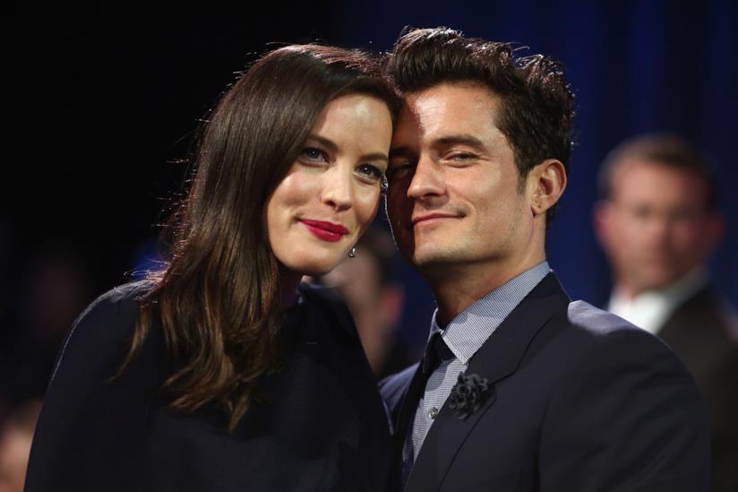 Liv Tyler con Orlando Bloom Liv Tyler ed il collega Orlando Bloom
