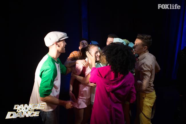 Il saluto di Federica al cast Il saluto di Federica al cast di ballerini