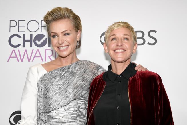 Ellen DeGeneres e la dedica social alla moglie Portia de Rossi Ellen DeGeneres e Portia de Rossi