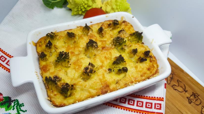 Sformato di broccoli Teglia con verdura