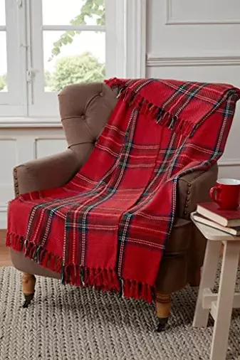 Tartan Coperta Design a Scacchi