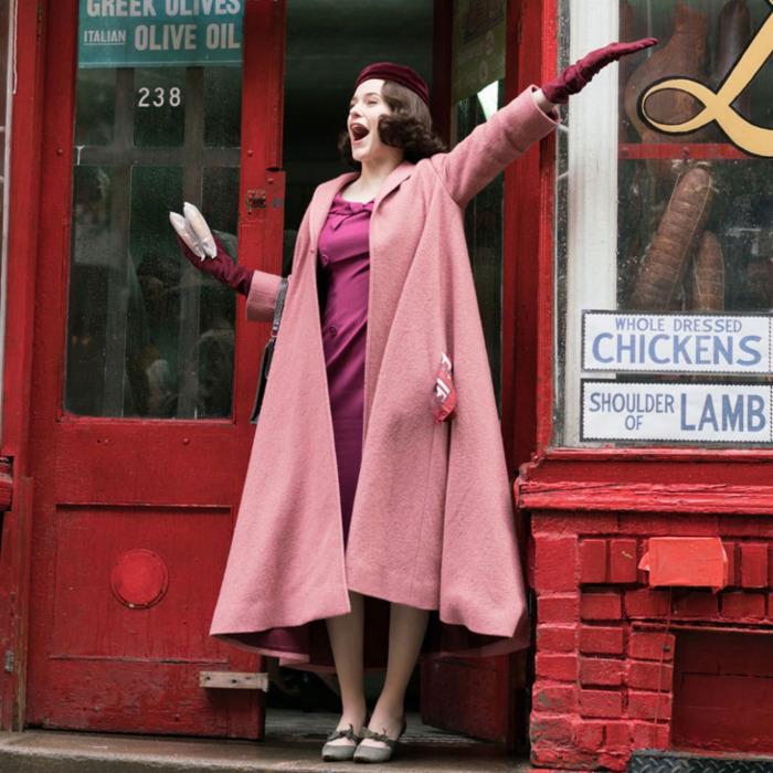Mrs Maisel e i cappotti dallo stile vintage I cappotti retrò di Mrs Maisel