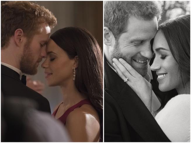 Lifetime divulga le prime immagini del film sul Principe Harry e Meghan Markle Meghan Markle e Harry