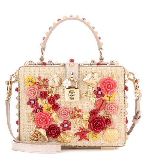 Dolce & Gabbana: borsa di paglia estate 2017 Dolce & Gabbana: borsa di paglia estate 2017