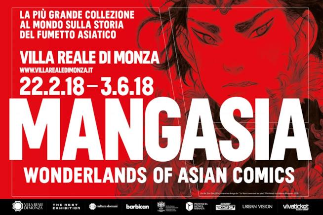 Mangasia: Wonderlands of Asian Comics: in mostra alla Villa Reale di Monza Banner di Mangasia: Wonderlands of Asian Comics