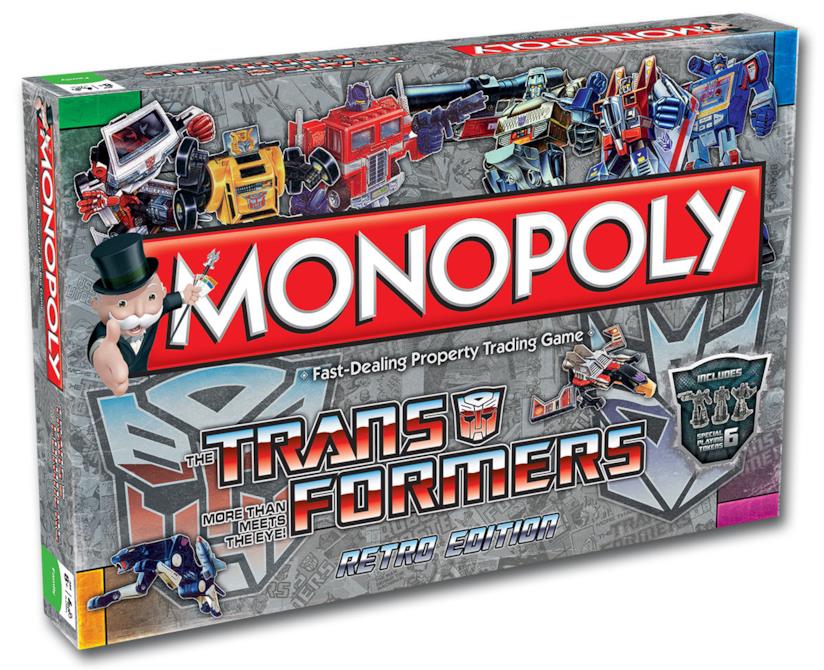 Monopoly Transformers Il monopoli ispirato ai Transformers