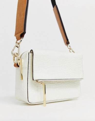 Borsa a tracolla bianca