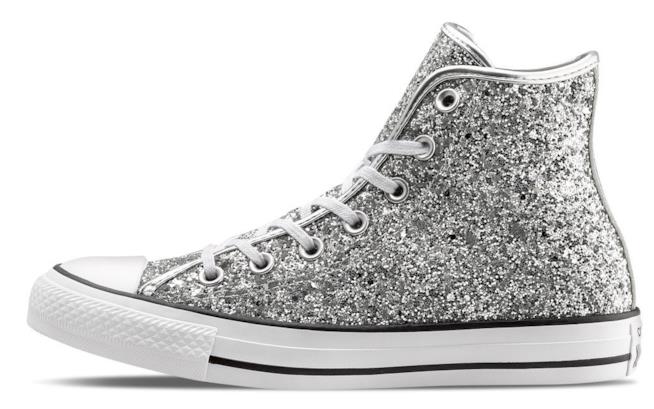 Sneakers Converse All Stars glitter da regalare a Natale Sneakers Converse All Stars glitter per Natale