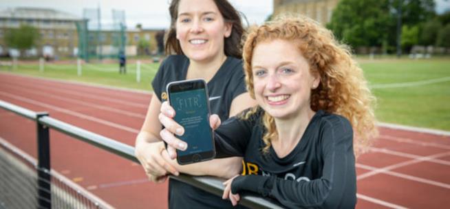 FitrWoman, un'immagine della app Prmozione della app femminile FitrWoman