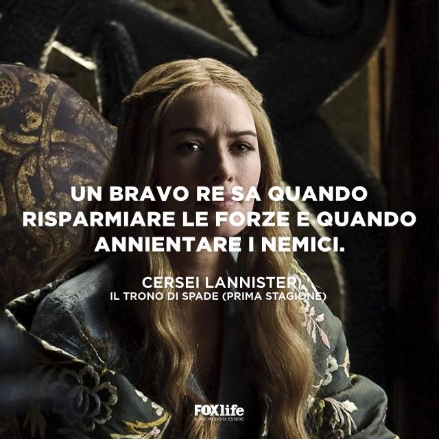 Frase Cersei Lannister Cersei sul trono