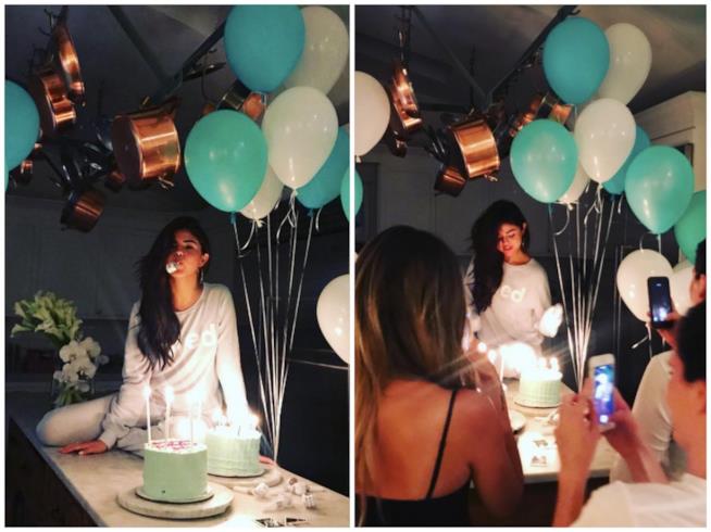 Selena Gomez ha festeggiato il suo 25esimo compleanno Alcuni scatti del compleanno di Selena Gomez
