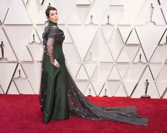 Olivia Colman Olivia Colman sul red carpet degli Oscar 2019