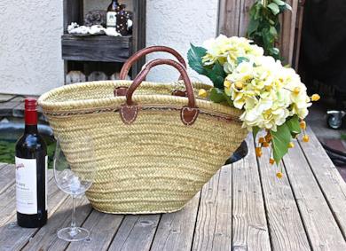 French Tote Bag di paglia