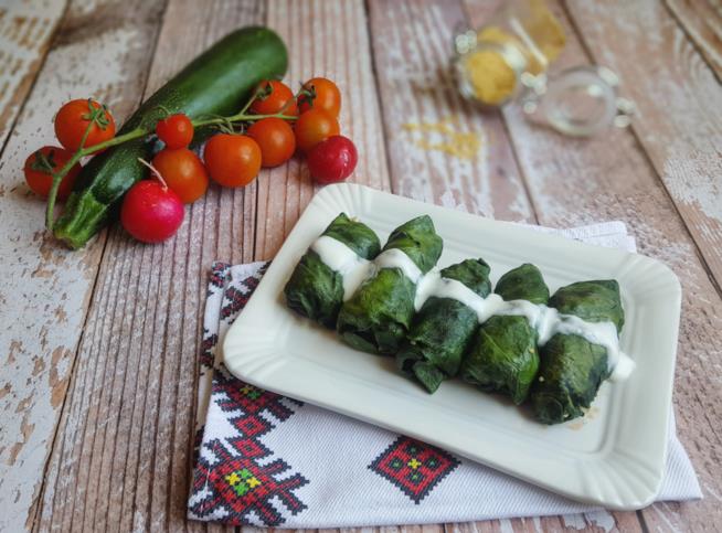 Involtini di betole Piccoli rottoli verdi