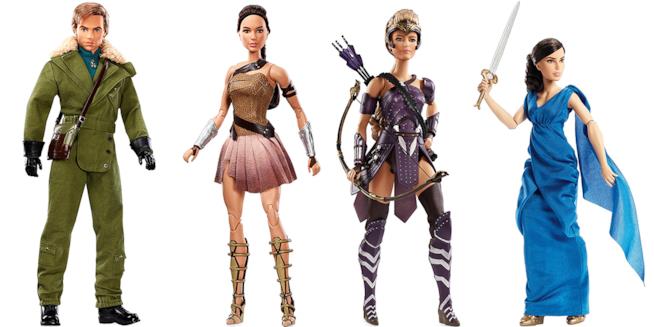Wonder Woman in una nuova linea barbie Quattro barbie per Wonder Woman
