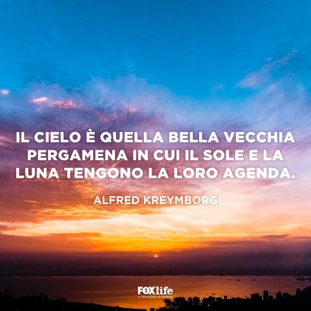 Frase Kreymborg Alba che sorge tra mare e campagna