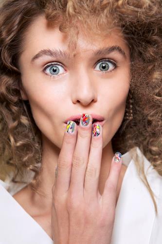 Nail art multicolore Nail art colorata