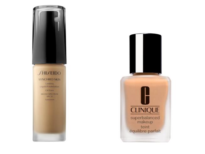 Fondotinta Shiseido e Clinique Shiseido Synchro Skin Lasting Liquid Foundation e Clinique Superbalanced Makeup