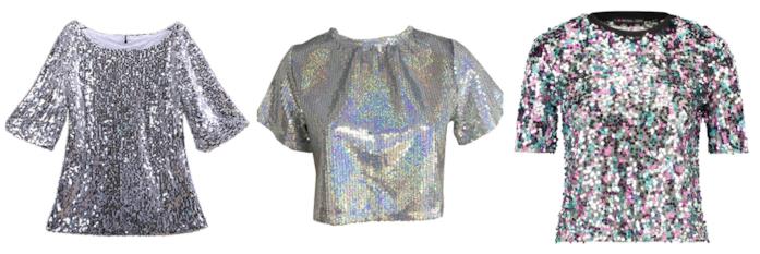 Magliette con le paillettes iridescenti per l'estate 2018 Con le paillettes e iridescenti, le magliette di tendenza per l'estate 2018