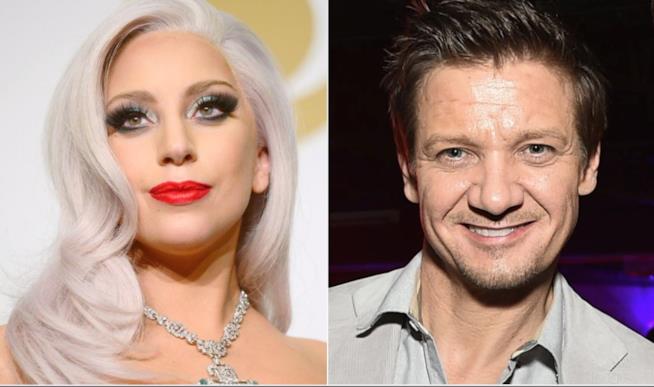 Lady Gaga e Jeremy Renner stanno insieme? Lady Gaga e Jeremy Renner in un collage
