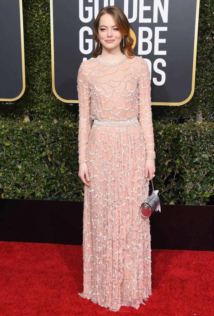 Emma Stone Emma Stone ai Golden Globes 2019