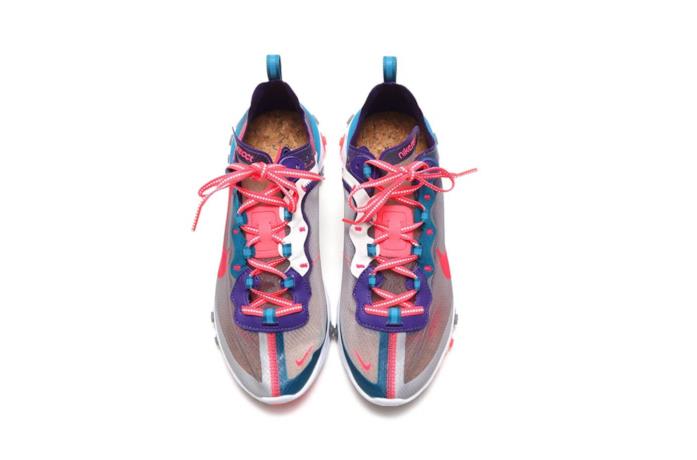 Sneaker da running modello React Element 87 Nike Colorazione Red Orbit per la React Element di Nike