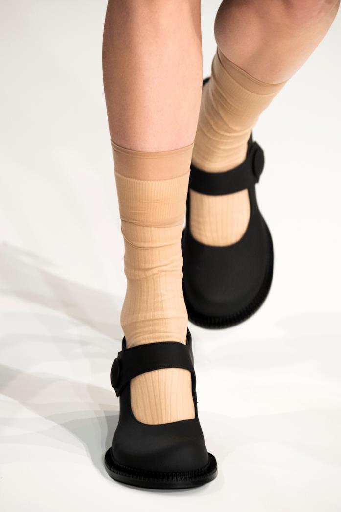 Maison Margiela nude socks Maison Margiela tendenza calze color carne