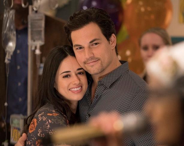Andrew DeLuca e Sam Bello in Grey's Anatomy 14 Andrew DeLuca e Sam Bello in una scena di Grey's Anatomy 14