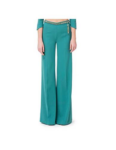 Pantaloni palazzo con cintura