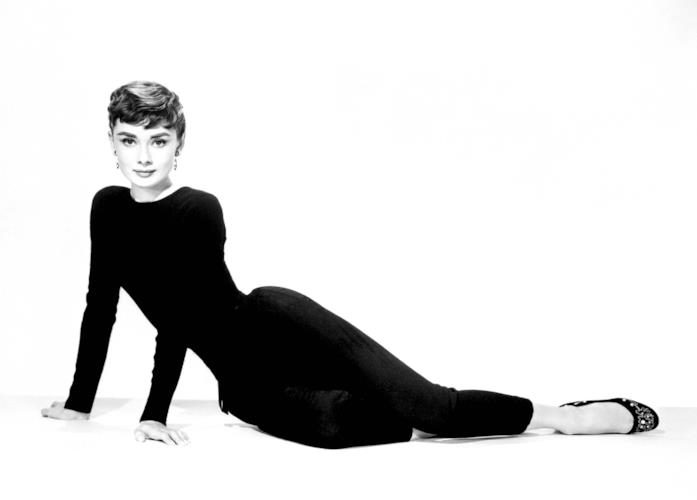 Audrey Hepburn negli anni '50 Audrey Hepburn in leggings