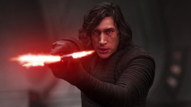 Kylo Ren risulta settimo in una classifica sui migliori villain di sempre Adam Driver nei panni di Kylo Ren