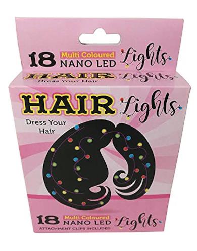 Luci per capelli multicolori