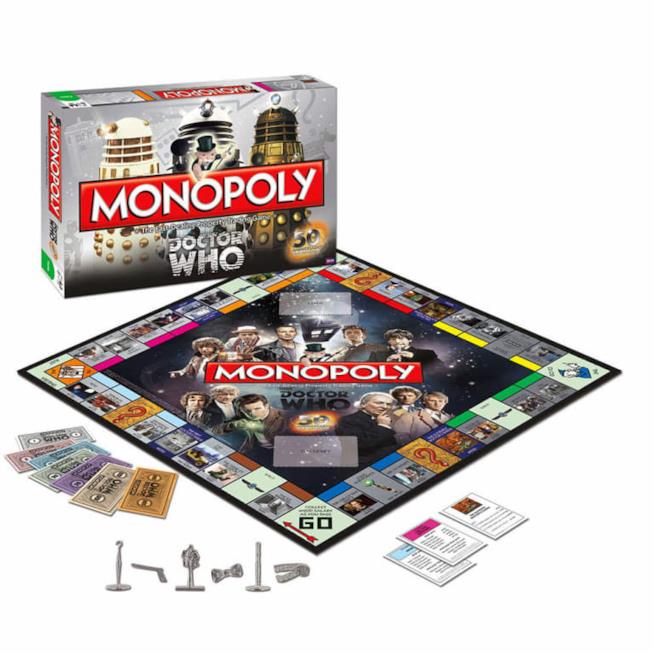 Monopoly Doctor Who 50th Edizione del Monopoli dei 50 anni di Doctor Who