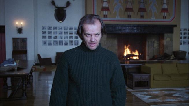 Jack Nicholson protagonista di Shining di Stanley Kubrick, film cult senza nomination agli Oscar Una immagine di Jack Nicholson in Shining