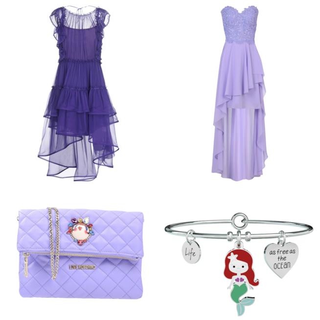 Abiti e accessori moda come la sirenetta Ariel Vestiti, scarpe e borse come Ariel