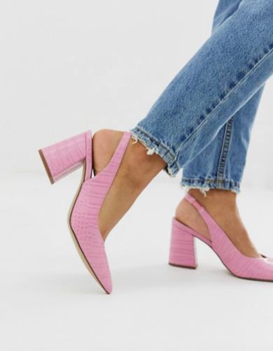 Slingback effetto coccodrillo