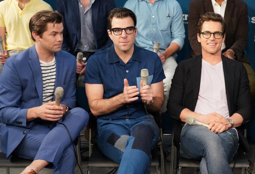 Matt Bomer, Zachary Quinto, Andrew Rannels Andrew Rannels, Matt Bomer e Zachary Quinto