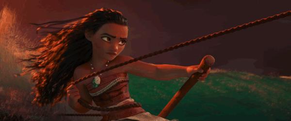 Moana, il girl power al cinema GIF di Vaiana