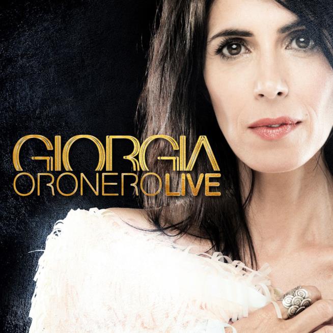 Oronero Live, il nuovo album di Giorgia La copertina di Oronero Live