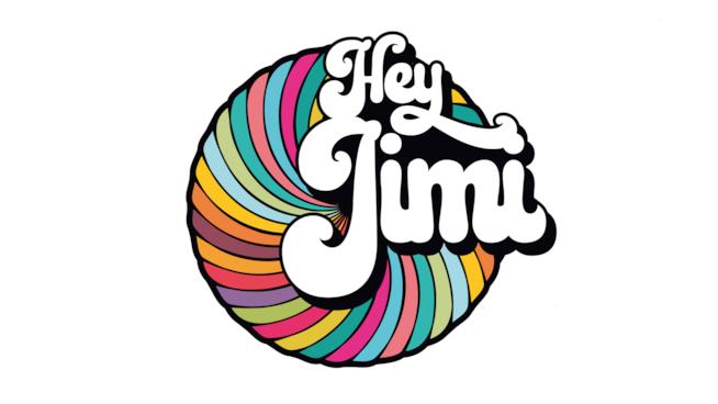 Hey Jimi - The Italian Experience, 1968 è la nuova mostra dedicata a Hendrix Il logo colorato di Hey Jimi - The Italian Experience, 1968