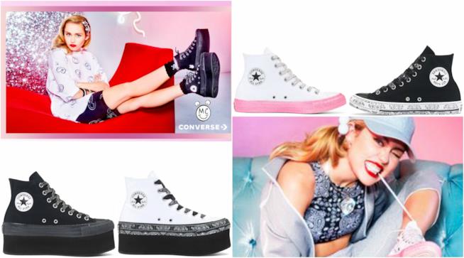 Le sneakers Converse firmate da Miley Cyrus Le Converse primavera estate 2018 di Miley Cyrus