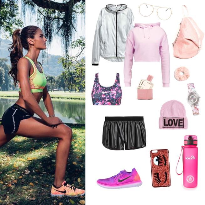 Look da palestra come Iza Goulart Abbigliamento palestra come Iza Goulart