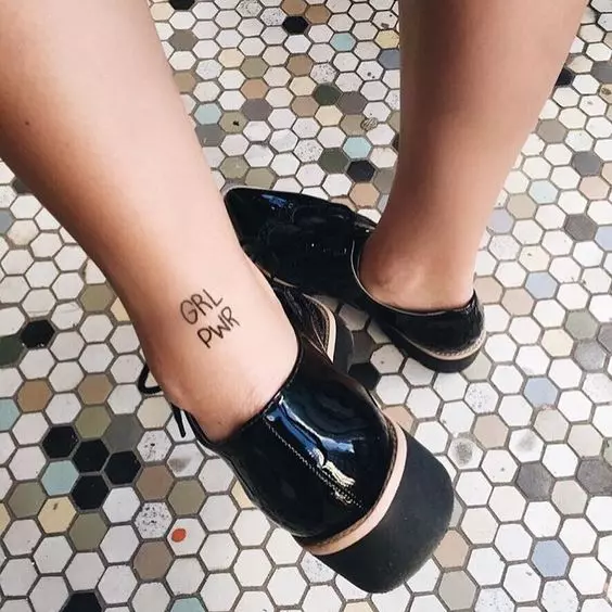 grl pwr grl pwr tattoo