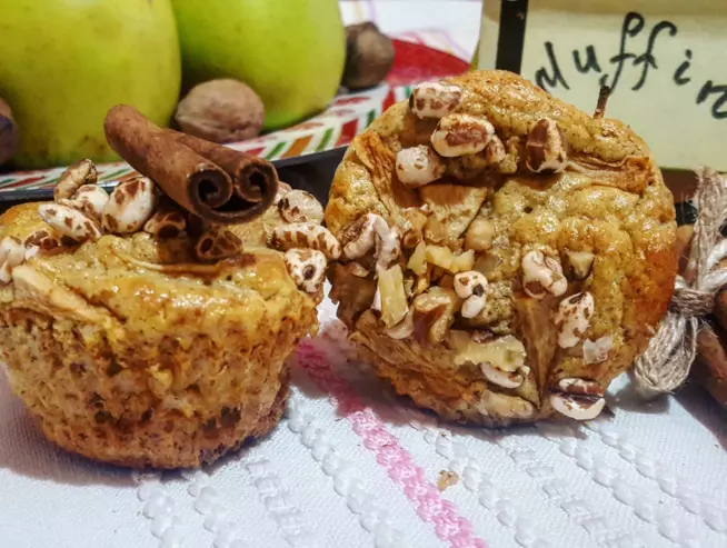 Muffin alla mela e cannella Tortini