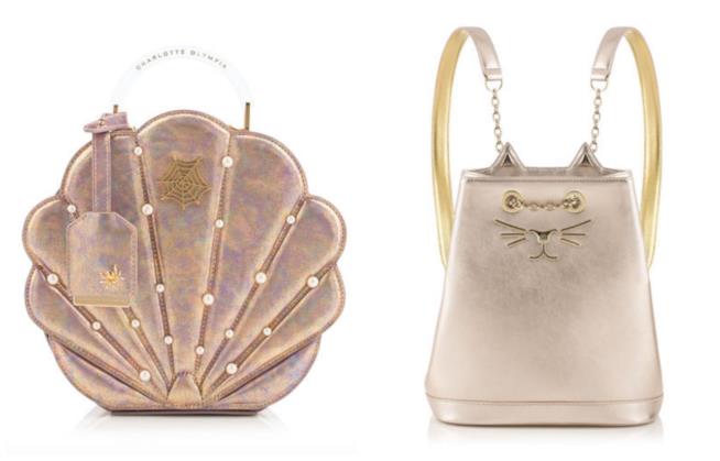 Borse Charlotte Olympia I secchielli conchiglia e gatto Charlotte Olympia