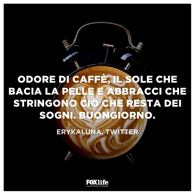 Citazione tratta dal web Sveglia con cappuccino al posto di lancette