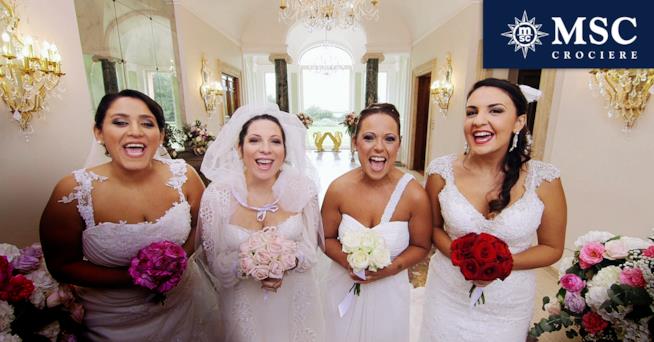 Le spose dell'episodio 4 di Quattro Matrimoni Le spose di Quattro Matrimoni sono belle e agguerrite